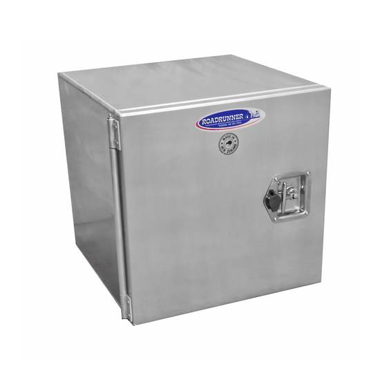 Square Toolbox (500H x 500D x 500L) - 4mm Aluminium, Single Aluminium Door